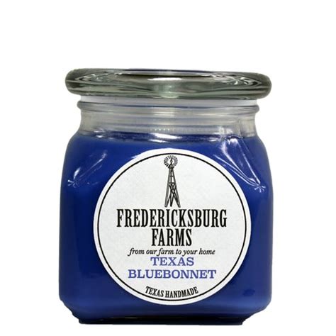 Texas Bluebonnet candle from Fredericksburg Farms