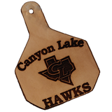 Canyon Lake Hawks Ear Tag Freshie