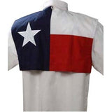 Texas flag shirt white - back