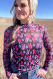Party In the Hutch Mesh Top