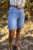 KREEK BERMUDA DENIM SHORTS