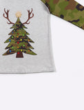 Antler Christmas Tree Raglan
