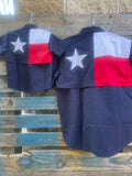 TEXAS FLAG SHORT SLEEVE SHIRT POLYESTER