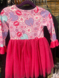 PUCKER UP TUTU GIRLS DRESS