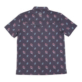 SAN JAC OUTDOORS YOUTH SHORT SLEEVE PERFORMANCE SHIRT - ROOSTER FISH