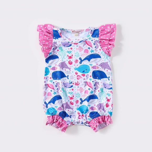 OCEAN TALES BABY ROMPER