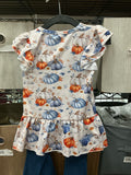 DENIM PUMPKIN GIRLS SET