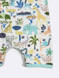 CLOVERE COTTAGE - ZOO BABY ROMPER  - SHORT - https://tammysoutfitters.com/