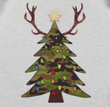 Antler Christmas Tree Raglan