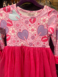 PUCKER UP TUTU GIRLS DRESS