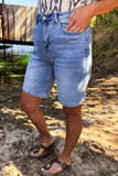 KREEK BERMUDA DENIM SHORTS