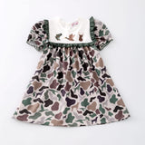 CAMO EMBROIDERY DRESS