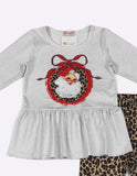 CHEETAH SANTA GIRLS SET