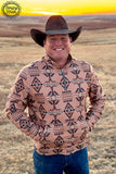 The Geronimo Pullover - Sterling Kreek - Brown Aztec - https://tammysoutfitters.com/