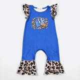 CLOVER COTTAGE - LEO FOOTBALL BABY ROMPER - BLUE -https://tammysoutfitters.com/collections/clover-cottage 
