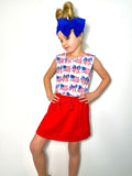 AMERICAN COQUETTE - RED, WHITE, BLUE