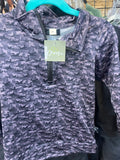 MIDNIGHT CAMO QUARTER ZIP 