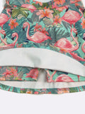 TROPICAL FLAMINGO ATHLETIC GIRLS SHORTS - SHORTS 