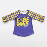CLOVER COTTAGE - GAME DAY RAGLANShttps://tammysoutfitters.com/ - PURPLE 