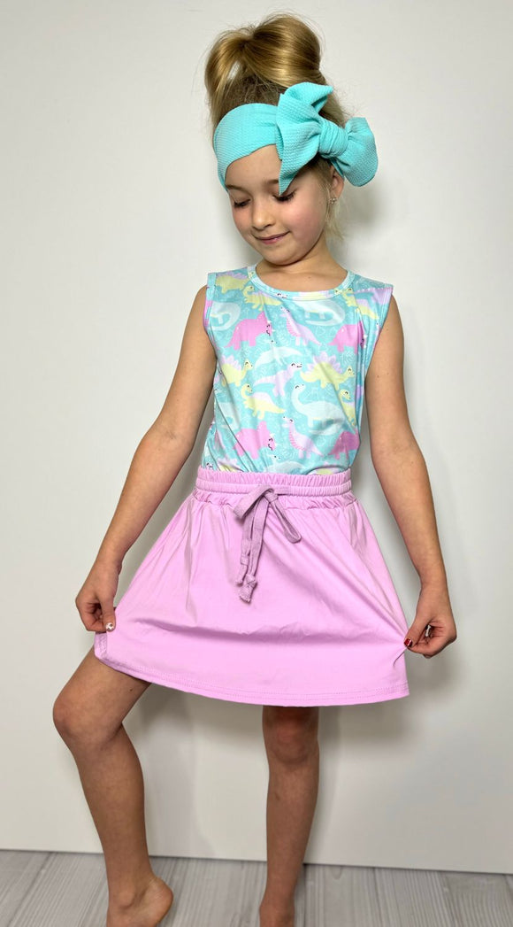 DINO GIRLS SKORT SET