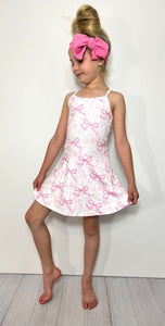 Pink flowers and bows - Girly Coquette Athletic