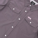 SAN JAC OUTDOORS - YOUTH SHORT SLEEVE PERFORMANCE PEARL SNAP SHIRT