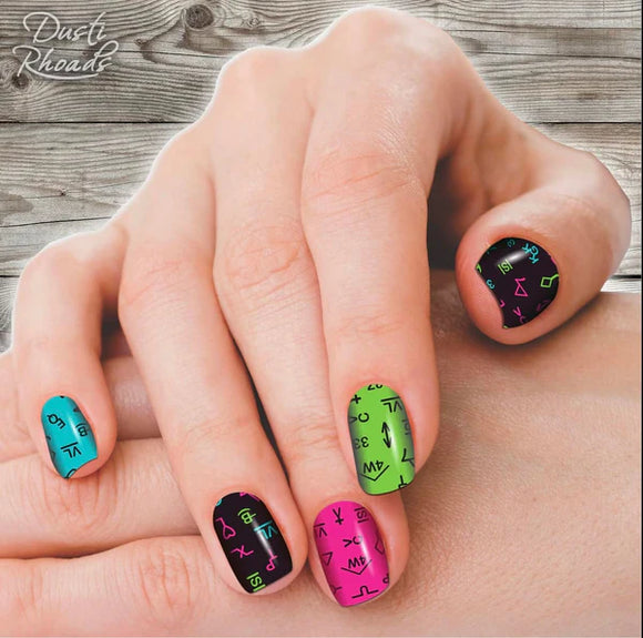 Dusti Rhoads Neon Brands Nail Polish Strips