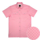 SAN JAC MEN'S SHORT SLEEVE PERFORMANCE PEARL SNAP SHIRT