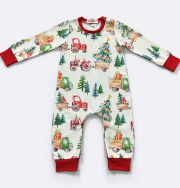 TRACTOR DELIVERY ROMPER
