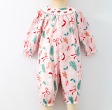 SANTA CLAUS SMOKED BABY ROMPER