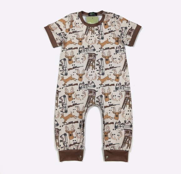 DEER STAND BOY ROMPER