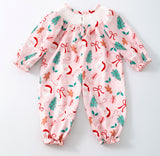 SANTA CLAUS SMOKED BABY ROMPER