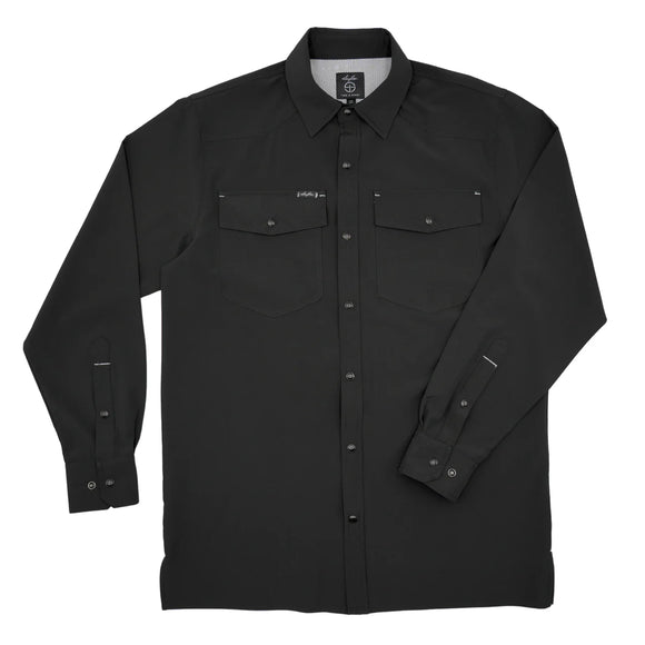 San Jac Youth Long Sleeve Performance Shirt - Midnight