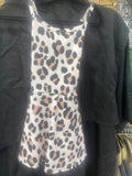 LEOPARD ATHLETIC GIRLS DRESS - 3T