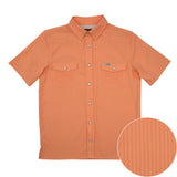 SAN JAC OUTDOORS - YOUTH SHORT SLEEVE PERFORMANCE PEARL SNAP SHIRT