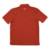 SAN JAC OUTDOORS - YOUTH SHORT SLEEVE PERFORMANCE PEARL SNAP SHIRT
