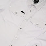 San Jac Outdoors Men's Long Sleeve Performance Pearl Snap Shirt