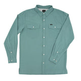 San Jac Outdoors Men's Long Sleeve Performance Pearl Snap Shirt