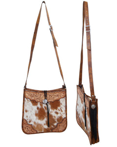  Cross body – 15″(W) x 3.5″(D) x 15″(H) – Chttps://tammysoutfitters.com/owhide Tote with Leather tooled top and corners     