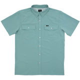 YOUTH S/S PERFORMANCE PEARL SNAP SHIRT - MINT