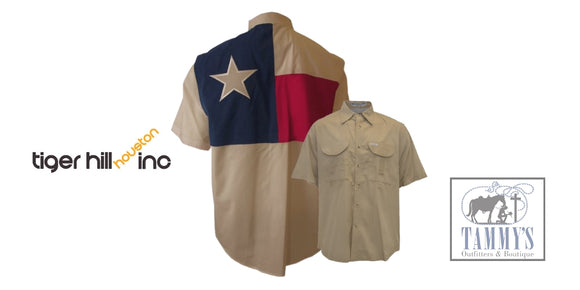 Tammys outfitters Texa Flag shirts