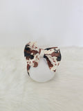 Child Cowhide waffle material headband.