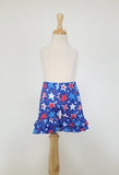 Clover Cottage Blue star shorts comes in set with red shirt
