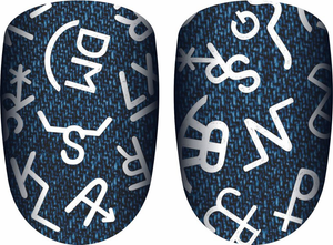 DUSTI RHOADS COUNTRY NAILS - BLUE BRANDED