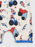 ALL AMERICAN BABY SUMMER ROMPER CLOSE UP 