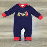 NAVY BOY NATIVITY BABY ROMPER - 12-18 MTH AVAILABLE
