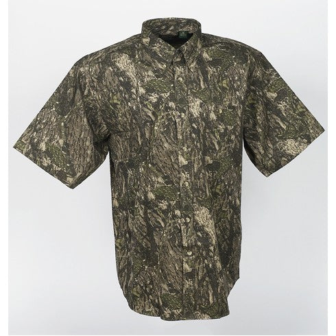 Camo Men's hunting shirt short sleeves and padded shoulder