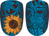 DUSTI RHOADS COUNTRY NAILS - SADDLE UP SUNFLOWERS