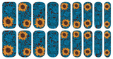 DUSTI RHOADS COUNTRY NAILS - SADDLE UP SUNFLOWERS