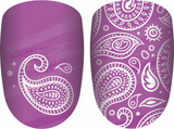 PLUM PAISLEY - NAILS